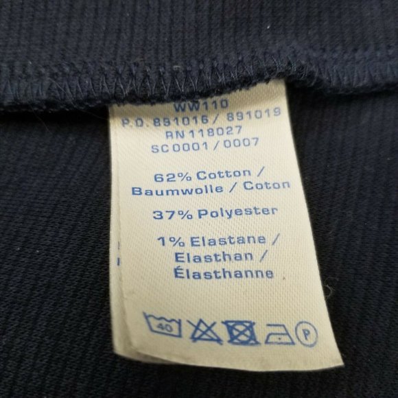 Boden 6L Dress‎ Navy Blue OTTOMAN Ribbed Knit Sheath Fall Winter - Picture 6 of 6